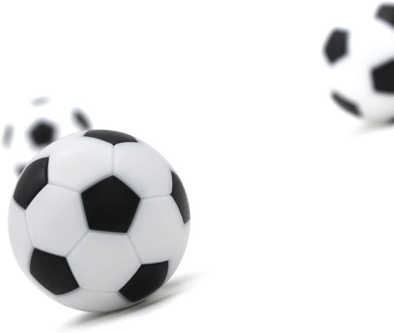 BQSPT 32mm Foosball Balls Foose Balls Table Soccer Game Replacement Foosballs 16pcs,Foosball Official 32mm Mini Table Footballs Ball Accessory Black(16 Pack) - Image 2